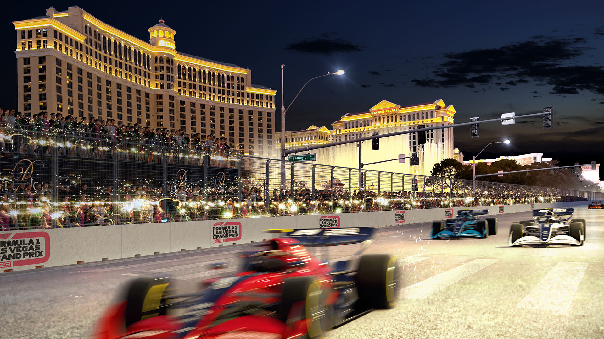 racetrack lights las vegas